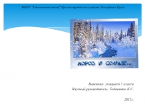 Презентация 1 класса НАШ КЛАСС - наша школа