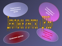Презентация урока  Детективное агенство Дробь
