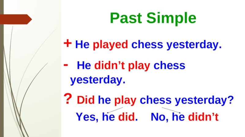 Past simple 4 класс презентация правильные глаголы