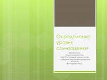 Классный час - тестирование (8 класс) на тему Профессиональное самоопределение