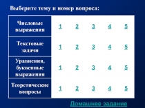 Презентация по математике Разнознаковые числа