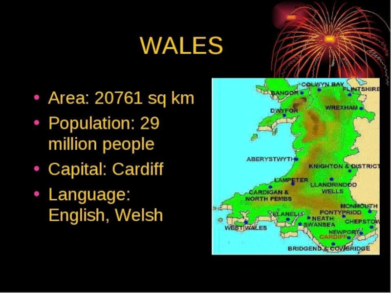 Parts of wales