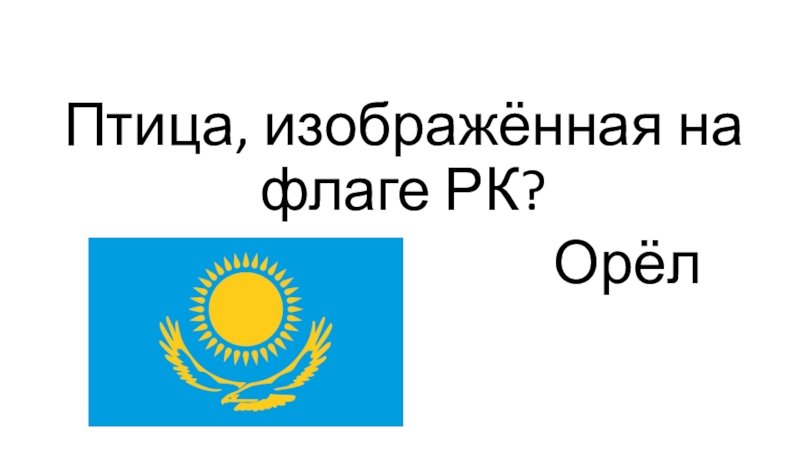 Что изображено на флаге казахстана