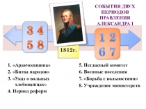 Презентация к уроку истории в 9 классе на тему Общественное движение при Александре 1, ФГОС, УМК Торкунова А.В.