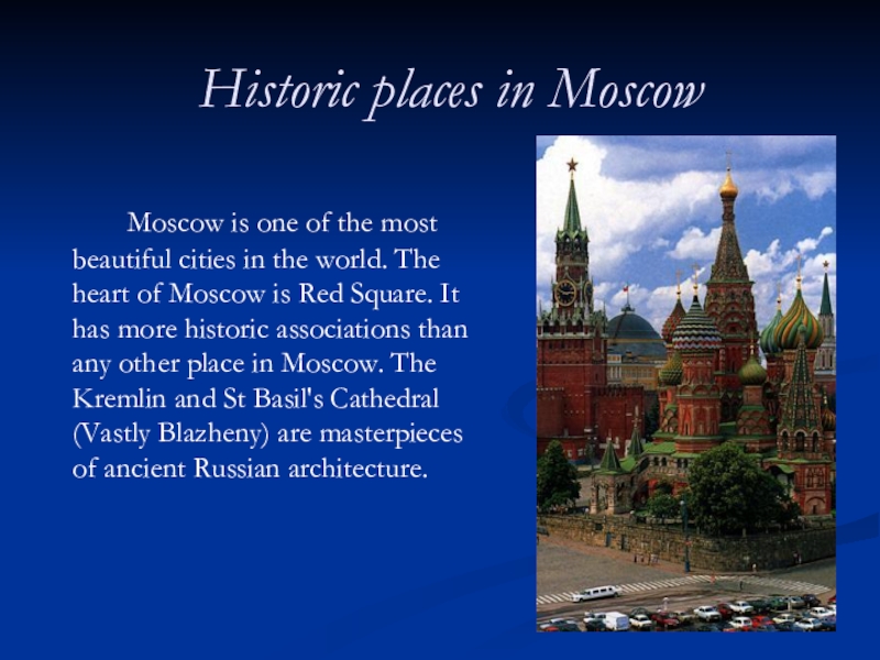 Moscow is the capital of russian federation