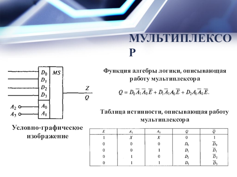 Мультиплексор обозначение