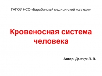 Презентация по биологии на тему Кровеносная система человека