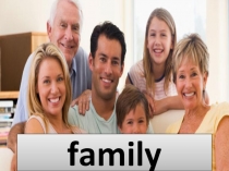 Презентация по английскому языку на тему Family