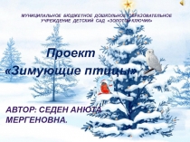 Презентация на проект Зимующие птицы для детей средней группы