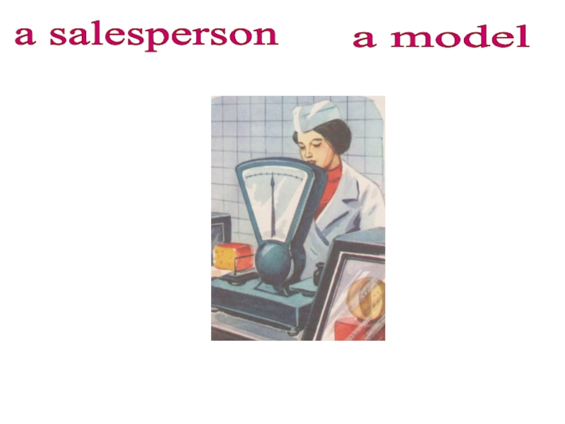 a salespersona model