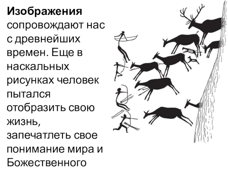 Как называется наскальный рисунок один из первых способов передачи графической информации