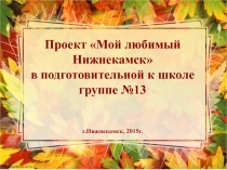 Проект Мой любимый Нижнекамск