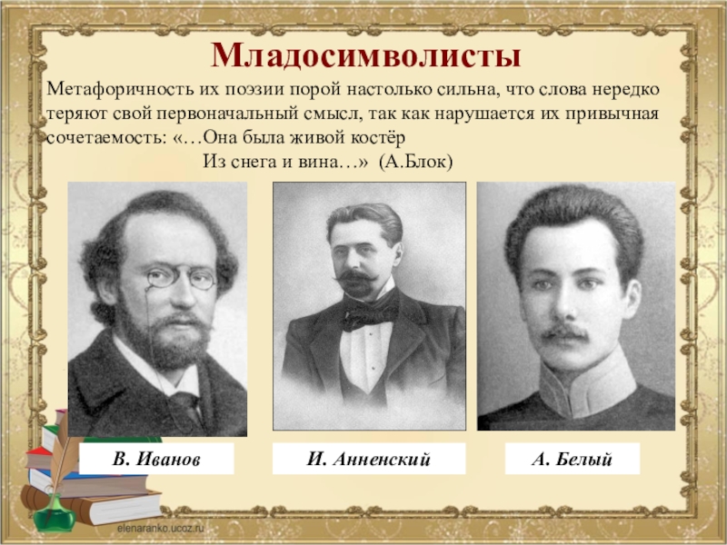 С точки зрения младосимволистов. Младосимволисты. Поэты младосимволисты. Младосимволисты представители. Младосимволисты серебряного века.