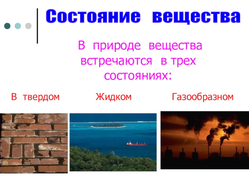 В каком состоянии вещество. Вещества в природе. Три состояния вещества. Три состояния вещества в природе. Три состояния твердого вещества.