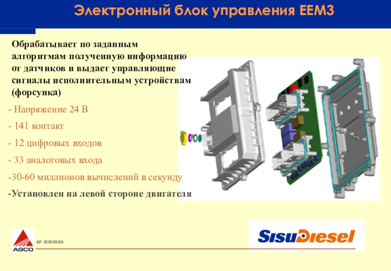 Реферат: Электронные блоки управления двигателем (ECU)