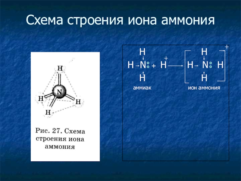 Схема строения ионов