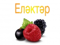 Презентация Еләктәр (2 класс)