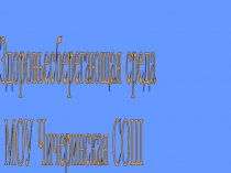 Презентация Здоровьесберегающая среда нашей школы