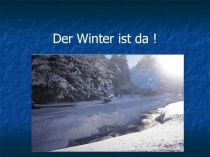 Презентация по теме  Погода зимой