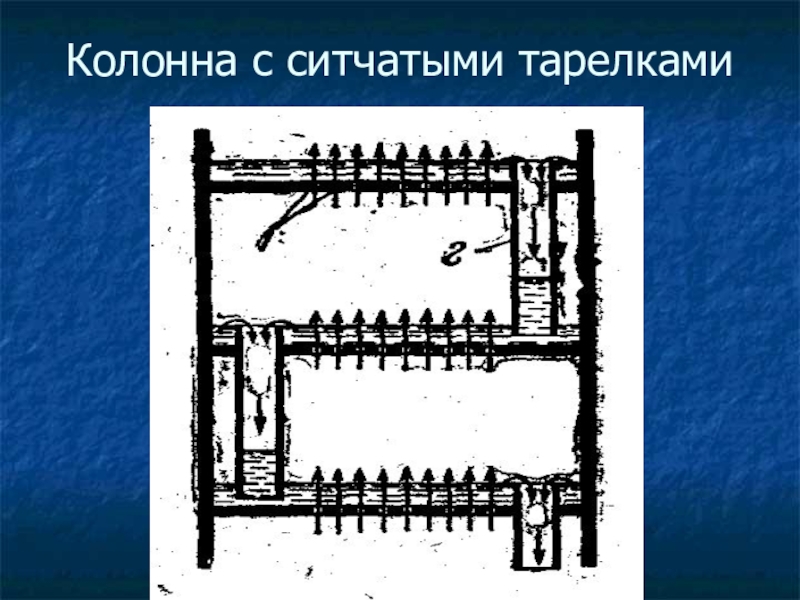 Схема ситчатых тарелок