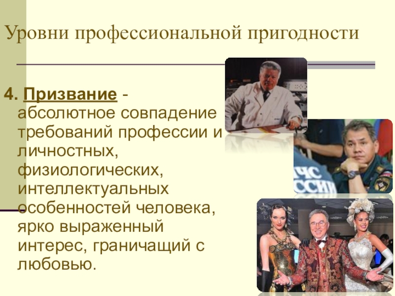 Степени профессиональной пригодности. Уровни профессиональной пригодности. Проект на тему профессиональная пригодность. Абсолютная пригодность профессии. Способности и профессиональная пригодность.