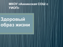 Здоровый образ жизни (6-7 классы)
