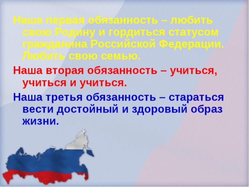 Презентация по теме гражданин россии 5 класс