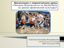 Презентация к уроку Техника безопасности по баскетболу на уроках физической культуры