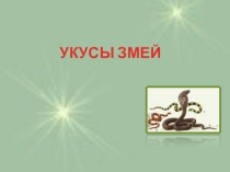 Презентация к уроку по теме Укусы змей