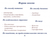 Презентация по биологии на тему Примитивные организмы