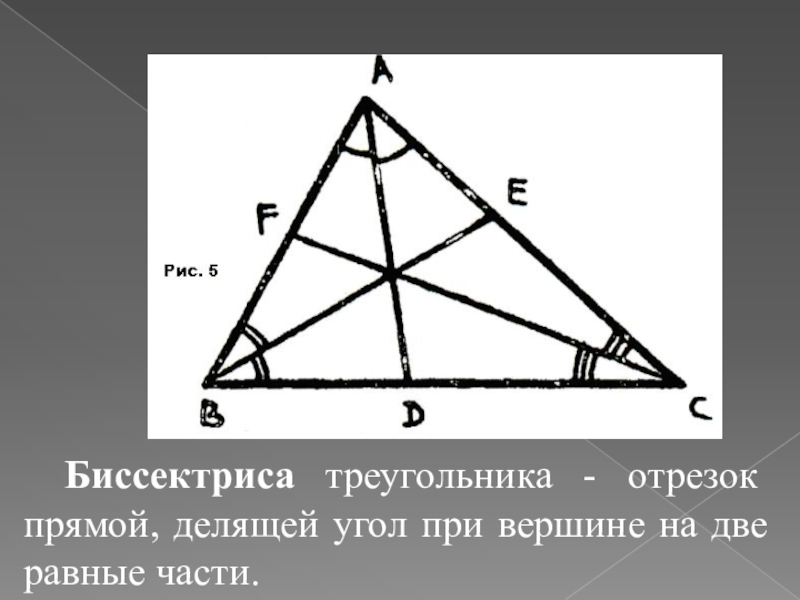 Замечательные точки и линии треугольника проект