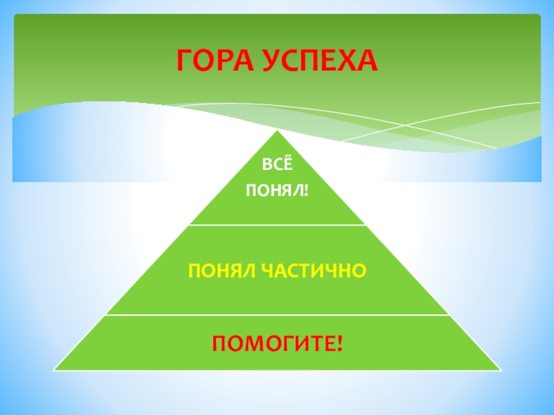 Гора успеха в начальной школе картинки