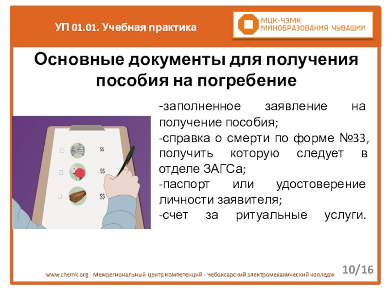 Пособие на погребение документы