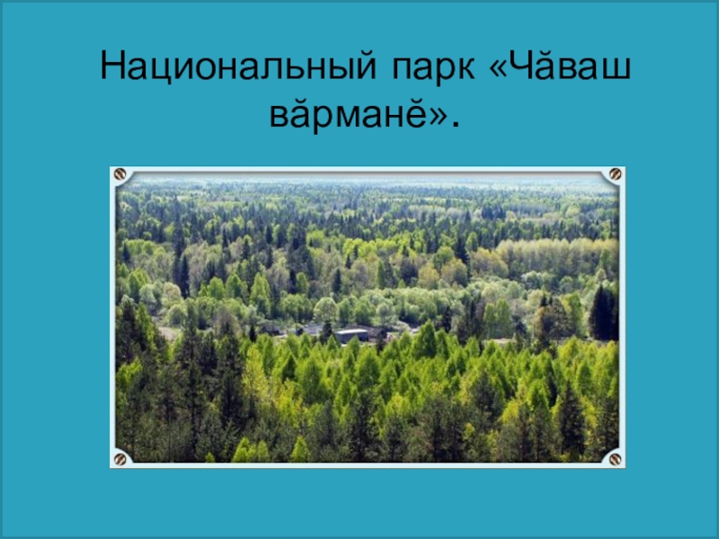 Заповедники чувашии презентация