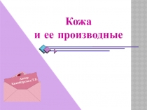 Презентация по биологии Кожа иее значение.
