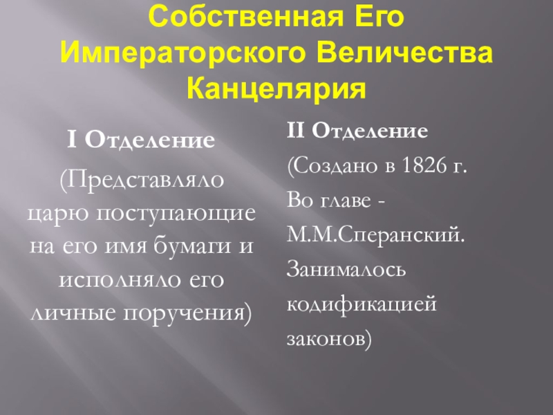 3 отделение канцелярии занималось. Собственная его Императорского Величества канцелярия 1826. Собственная его Величества канцелярия. Его Императорского Величества канцелярия.