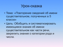 Презентация по русскому языку 6 класс