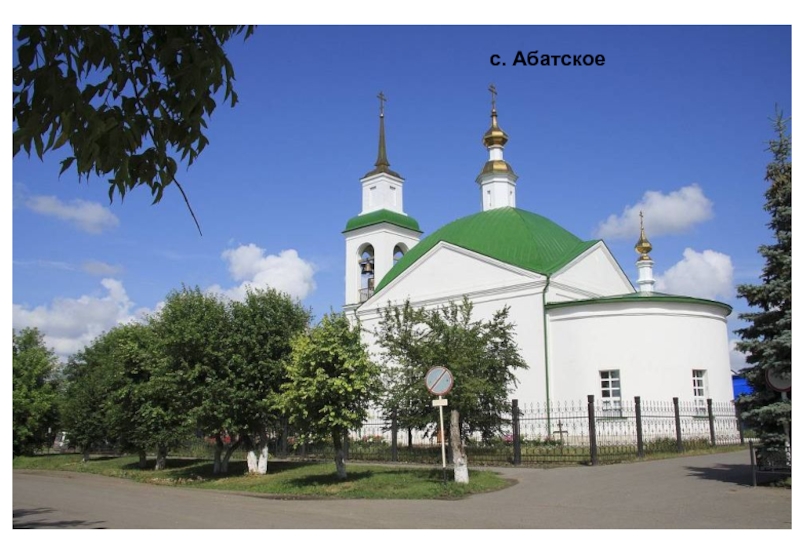 Село абатское фото