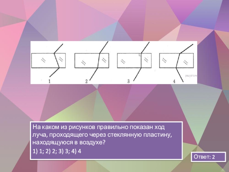 На рисунке показан луч. Ход луча через стеклянную пластину находящуюся в воздухе. Ход луча проходящего через стеклянную пластину находящуюся в воздухе. Ход луча, проходящего через стеклянную пластину. Ход луча через стеклянную пластину в воздухе.