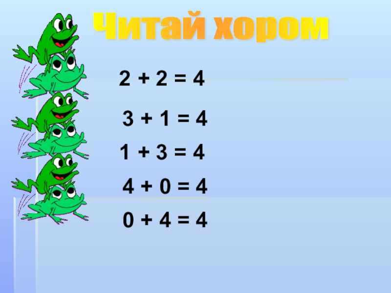 Краткое числу 4. Состав 4.