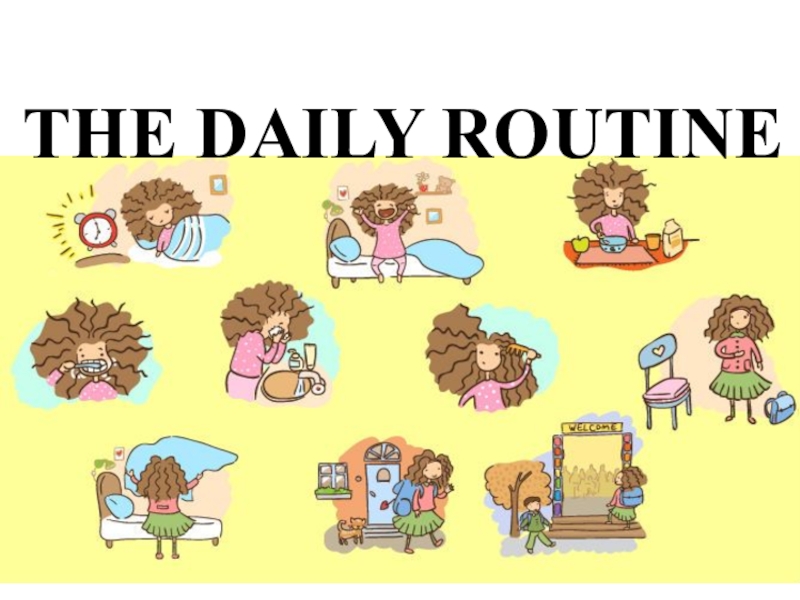 Описание картинки daily routine