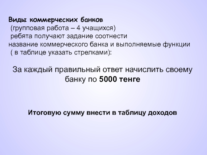 Реферат: Коммерческие банки РК,функции и операции