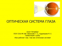 Оптическая система глаза 8 класс