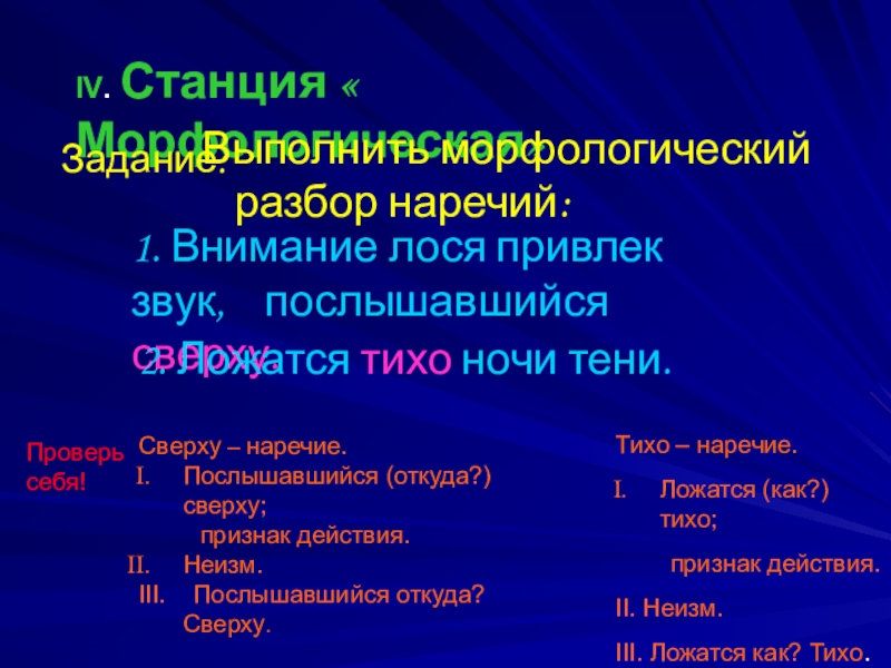 Презентация повторение по теме наречие 7 класс фгос