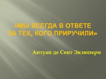 Презентация для проведения тематического занятия