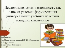 Исследовательская проектная деятельность