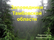 Презентация по окружающему миру Заповедники Тамбовской области