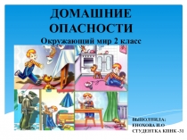 Презентация по окружающему миру Домашние опасности(2 класс)