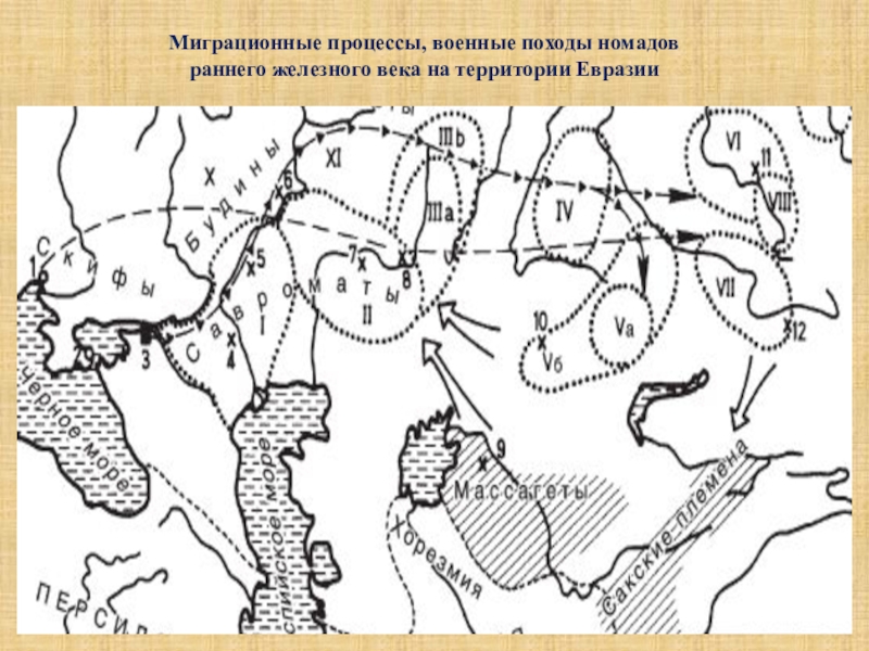 Карта железного века казахстан