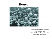 Презентация по химии Белки